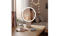 3 Level Dimming LED Makeup Mirror USB Rechargeable Touch Control Makeup Mirror Soft Light Eye Protection for Women, Girls, Dorm Room, Dressing Table, Desktop