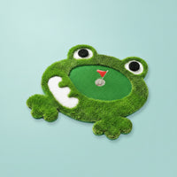 Central Cup Hole Frog Putting Mat with Accessories Floating Golf Putting Mat Complete Set Floating Golf Green Buoyant