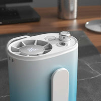 High Speed Engine Rechargeable Clip on Fan 3600mAh Battery Waist Clip Fan for Outdoor, Camping, Travel