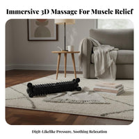 Spiky Foam Roller with Stand Flexibility Roller with Bracket Ergonomic Design for Athletes, Beginners, Home Gym