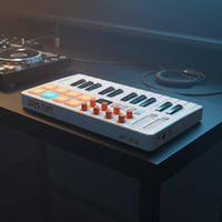 Backlit Pads RGB Pad Controller Keyboard Rechargeable Battery Portable Wireless MIDI Keyboard App Control Bluetooth Midi Controller for DJs, Producers, Beginners, Travel, Live Performance, Studio