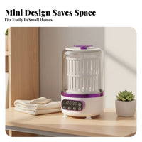 Underwear Washer Round Buttons Cordless Mini Laundry Appliance Quiet Portable Compact Washer