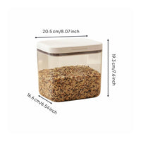 Large Capacity Rice Storage Container Moisture-Proof Pet Food Storage Container Transparent Body for Kitchen