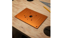 DIY Modification Router Table Insert Plate Multi-Purpose Router Insert Plate Centering Hole Power Tool Part Precise Drilling for DIYers, Woodworkers, Woodworking Bench, Workshop