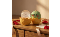 Yellow and Green Chick Ice Mold Domed Face Ice Mold Embossed Kitchen Item Shell-Shaped