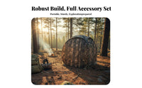 Mesh Expandings Spring-up Concealment Blind Portable with Carrying Bag Concealment Spring-up Hide Transparent Mesh Concealment Shelter Wide Viewing Angle for Wildlife Photographers, Bird Watchers, Nature Observers, Campsite, Outdoors, Woods, Fields