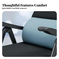 Two-PurposeUse Design Convertible Lounger Fully Reclining Convertible Armchair Bed Adjustable Backrest Recliner Space-Saving for Office Workers, Apartment Dwellers, Homeowners, Restping, Dorm Room, Bedroom