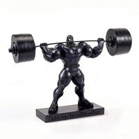 Bodybuilder Figurine Fitness Gym Ornament Masculine Desk Figurine for Bodybuilders