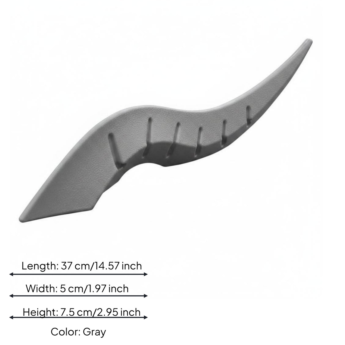Cool Custom Design Decorative Car Fin Sporty Look Roof Spoiler Fin Streamlined Shape