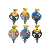 Retractable Unrolling Paper Whistle Colorful Unfurling Paper trumpet Easy to Use Noisemaker Toy Assorted and patterns for children, Adults, festivitys, Gatherings, pub, New Year's New Year's Night