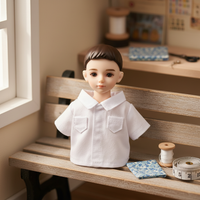 Doll Clothes Casual Shirt for 15cm-20cm Cotton Dolls