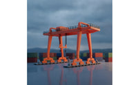 Gantry Crane Model Kit Scale Gantry Crane Assembly Kit Detailed Hobby for Modelers, Railway Scenes, Dioramas