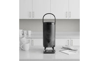 Insulated Milk Tea Container Space-Saving Oval Design Hot and Cold Beverage Dispenser Professional Fruit Beverage Container PU