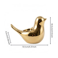 Bird-Shaped Candle Holder Compact Home Decor Decorative for Dining Surface
