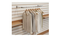 Easy to Install Metal Slatwall Clothes Hook Heavy Duty Retail Display Rust-Resistant for Showroom