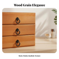 With Drawers Multi-Drawer Desk Cabinet Retro and aesthetic Multi-Compartment Desk Organizer Multifunctional Office Supply Holder Multiple Compartments for Home Organizers, Students, Study Room, Vanity, Bedroom, School