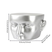 Head-Shaped Glasses Holder Resin Glasses Display Stand Eyewear Holder Modern Desktop Ornament Quirky for Retailers, Retail Shops