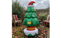 Inflatable Christmas Tree with Stakes Outdoor Inflatable Christmas Tree Quick Setup Decoration for Families, Homeowners, Yard, Garden
