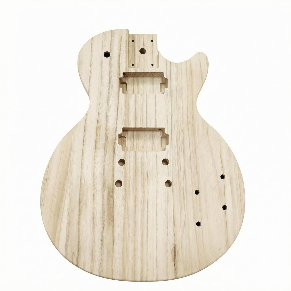 Pre-Drilled Holes LP-Style Guitar Body Blank Routed Cavities DIY Guitar Body Blank Polished for Home Workshop