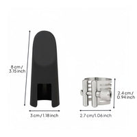 Alto Sax Ligature and Cap Set Saxophone Mouthpiece Clamp Kit for Saxophonists