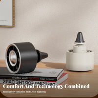 Car Air Vent Fan Strong Wind Car Fan Compatible for Truckers, Drivers, Truck, Desk, Office