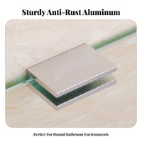 Adjustable Glass Clamp Rustresistant Rectangular Glass Clamp Easy Installation