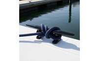 Mooring Cleat Black Boat Rope Cleat Low-Profile Hardware for Boats