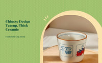 Porcelain Kung Fu Tea Set, Mini Ceramic Tea Bowl