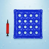 Inflatable Seat Cushion Adjustable Firmness Seat Pad Ergonomic Design Seating Accessory for Bedridden Patients, Office Workers, Bed