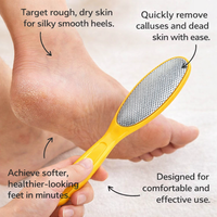 8 in 1 Stainless Steel Foot File Callus Remover Set, Professional Pedicure Tool Kit for Adults, Multi Purpose Home Bathroom Use