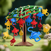 Monkey Balance Tree Game Colorful Hanging Monkey Balance Game Play Set Strategic Thinking Spatial Awareness for Children, Table
