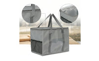 Insulated Bag with Pockets Portable Insulated Bag Tote with Pockets Insulated Tote Bag for Campers, Vacationers, Camping, Road Trips