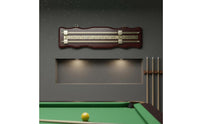Wooden Snooker Scoreboard Easily Read Manual Billiards Scorekeeper Vintage Style British Billiards Score Board for Man Cave