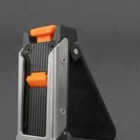 Stainless Steel Quick-Clamp Tool Hanger Reinforced Nylon Waist Belt Tool Hanger Fits up to 2.7 Inch Belts Work Gear Foldable
