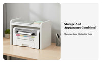 Multi-Layer Printer Stand Stable Load-Bearing Desktop Printer Shelf for Students