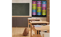 30 Pockets Multifunction 30 Pocket File Organizer Large Capacity Door Hanging File Bag Easy to Organize Storage Item Space Saving for Teachers, Office Workers, Classroom