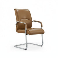 Cantilever Guest Chair Ergonomic Design Upholstered Sled Base Armchair Sturdy Frame Breathable Mesh rear for Waiting Room, Lobby