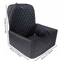 Dirt Resistant Waterproof Pet Seat Protector Easy to Clean Foldable Pet Car Basket