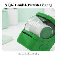 Bluetooth Connectivity Mini Thermal Labeler Pocket-Sized Capsule Toy design Labeler Waterresistant Labels Label printer App-Controlled for Students, Crafters, Home Organizers, notebookinging, School, Kitchen, Pantry