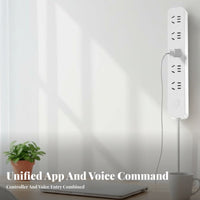 Smart Power Strip Timer Function Power Strip Scheduling & Timers Remote Control Extension Cord for Tech Enthusiasts, E-Sports Participants, Home