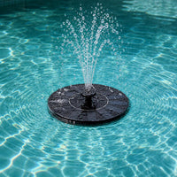 Solar-Powered Floating Fountain Pump for Outdoor Ponds, Pools, and Gardens with LED Light
