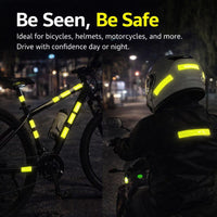 High Visibility Reflector Tape for Car, Easy Application Reflective Tape, Reflective Decals for Commercial Vehicles, Tape Car, Helmet Mailbox
