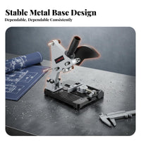 Angle Cutting Stand Multi-Functional Angle Conversion Base Sturdy Construction Power Tool Mount for Metalworkers, Woodworkers, Garage