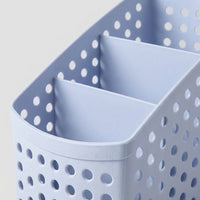 Office Organizer with Pen Holder, Multifunctional Desktop Storage Box for Students and Supplies, Square Desk for Home School