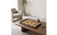 Tray with Handles Framed Rectangular Tray Tabletop