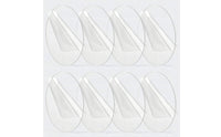 8 Pieces Circular Transparent Round Acrylic Sheets Flat Clear Acrylic Circles Lightweight Base Scratch-Resistant for Bakers, Engraving, Cake Decoration