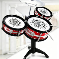 Early Learning Kids Jazz Drum Set Inspires Musical Talent Toddler Percussion Playset for Toddlers, Beginners