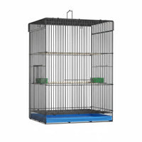 Easy to Clean Parakeet Breeding Enclosure Deep Tray Metal Bird Enclosure Extra Tall Pet Housing for Indoor