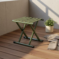 Heavy Duty Portable Folding Seat Quick Fold Collapsible Camp Stool Anti-Slip Feet for Outdoor, Camping, Travel