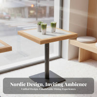Banquette Dining Set Nordic Design Dining Set with Bench Booth design Minimalist Aesthetic for Interior Designers, Lounge Area